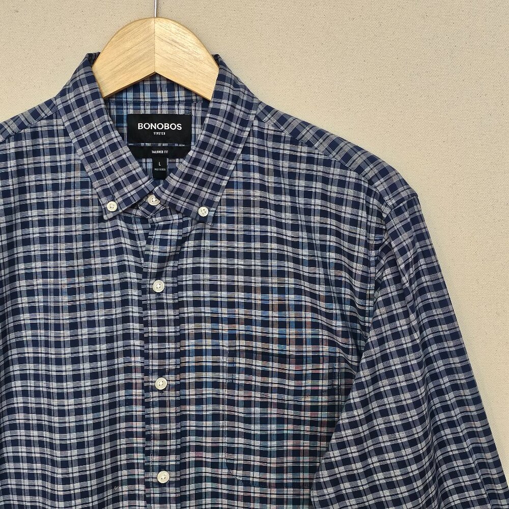 Bonobos Tailored Fit Stretch Button Down L